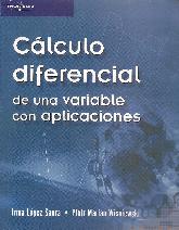 Clculo diferencial de una variable con aplicaciones