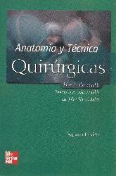 Anatoma y tcnica quirrgicas