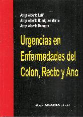 Urgencias en Enfermedades del Colon, Recto y Ano