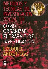 Mtodos y Tcnicas de Investigacin Social III