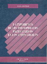 La experiencia de los presupuestos participativos en los entes locales