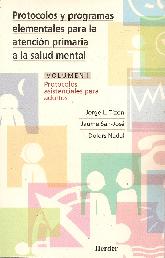 Protocolos y programas elementales para la atencin primaria a la salud mental