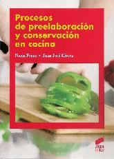 Procesos de preelaboracin y conservacin en cocina