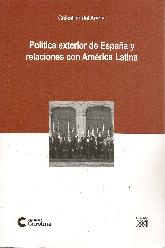 Poltica exterior de Espaa y relaciones con Amrica Latina