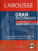 Larousse Gran Diccionario English Spanish Espaol Ingles CD