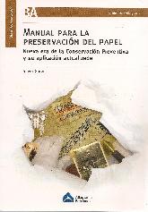 Manual para la preservacin del papel