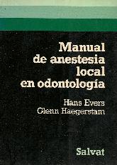 Manual de anestesia local en odontologia