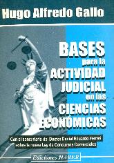 Bases para la actividad judicial en las ciencias economicas