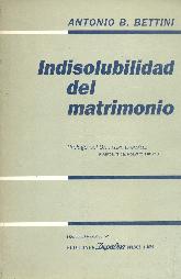 Indisolubilidad del matrimonio