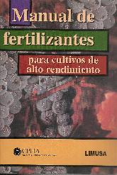 Manual de Fertilizantes para cultivos de alto rendimiento