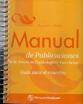 Manual de Publicaciones de la American Psychological Association