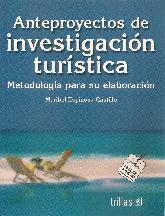 Anteproyecto de Investigacin Turstica