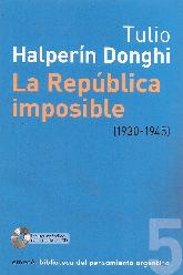La Repblica imposible (1930-1945)