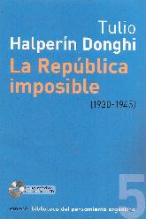 La Repblica imposible (1930-1945)