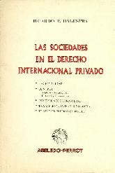 Las sociedades en el derecho internacional privado