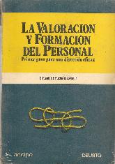 Valoracion y formacion del personal