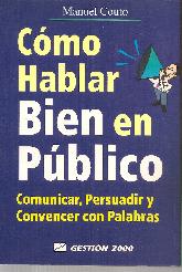 Cmo Hablar Bien en Pblico