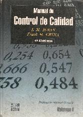 Manual de control de calidad. 2 vol