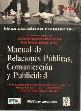 Manual de Relaciones Pblicas, Comunicacin y Publicidad