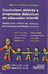 Curriculum abierto y propuestas didacticas en educacion infantil 3 a 5 aos