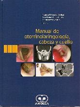 Manual de otorrinolaringologia, cabeza y cuello