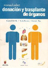 Manual sobre donacion y trasplante de organos