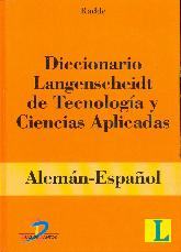 Diccionario Langenscheidt de tecnologia y ciencias aplicadas Aleman - Espaol 2 tomos