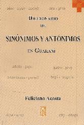 Diccionario de Sinnimos y Antnomos en Guarani