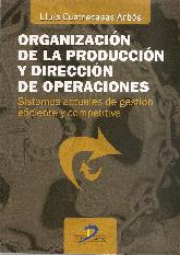 Organizacin de la produccin y direccin de operaciones