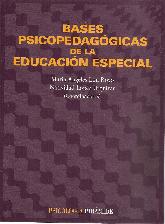 Bases psicopedagógicas de la educación especial