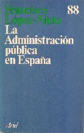 Administracion publica en Espaa