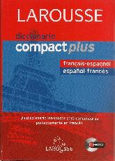 Larousse Diccionario Compact Plus Francais Espagnol Español Frances  CD