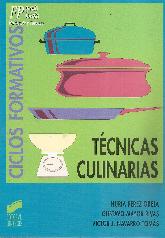 Tcnicas Culinarias, ciclos formativos