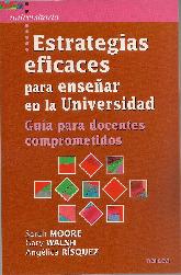 Estrategias eficaces para ensear en la Universidad