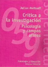 Crtica a la investigacin