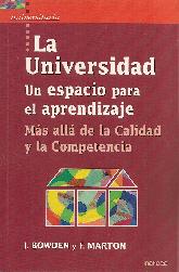 La Universidad. Un espacio para el aprendizaje