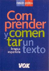 Comprender y comentar un texto