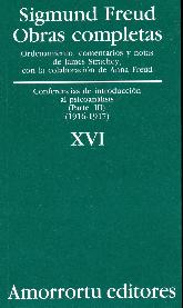 Sigmund Freud Obras Completas Vol XVI traduccin Jose Echeverria