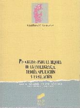 Programas para la Mejora de la Inteligencia. Teora, aplicacin y evaluacin