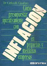 Como presupuestar operativamente con inflacion en Pequeas y medianas empresas