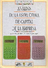 Analisis de la estructura del capital de empresa