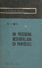 Un programa desarrollado en proyectos