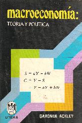 Macroeconomia Teoria y Politica