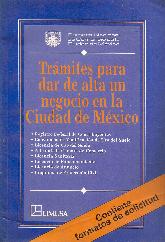 Tramites p/ dar de alta un negocio en la ciudad de Mexico