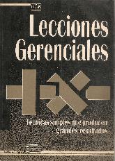 Lecciones gerenciales