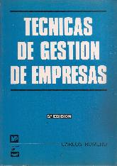 Tecnicas de gestion de empresas