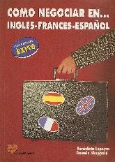 Como negociar en ingles-frances-espaol