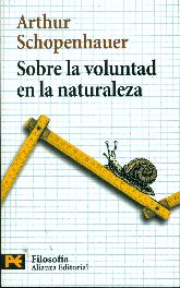 Sobre la voluntad en la naturaleza