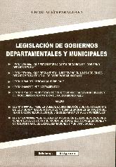 Legislacion de Gobiernos Departamentales y Municipales