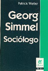 Georg Simmel Sociologo